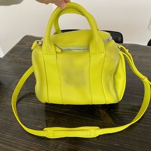 Alexander Wang Rockie Studded Bag - Electric Yellow
